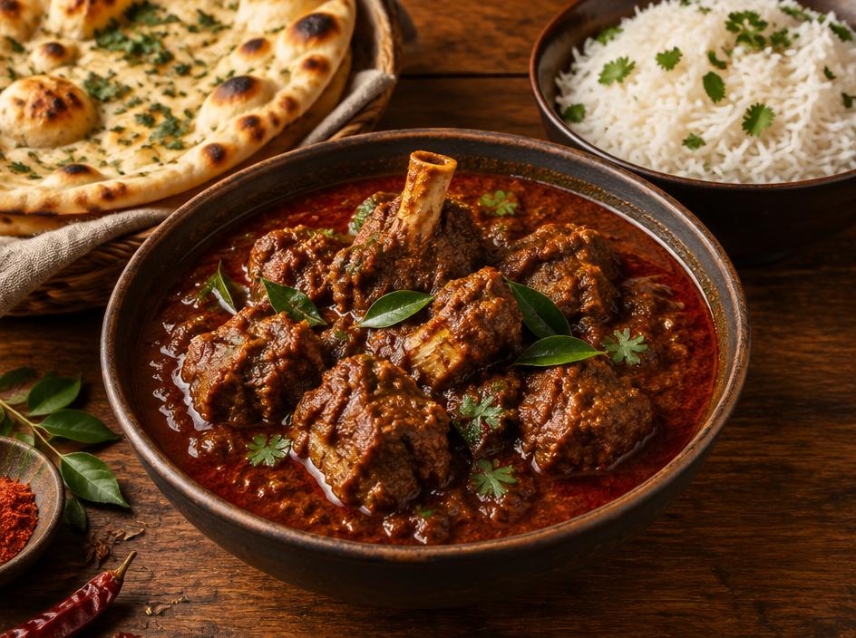 Mutton Curry & Rice